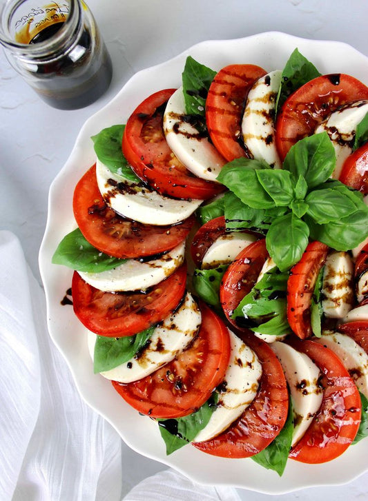 Tomat & mozzarella salat til 5 personer