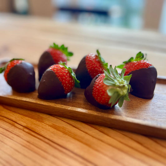 Jordbær med chokolade